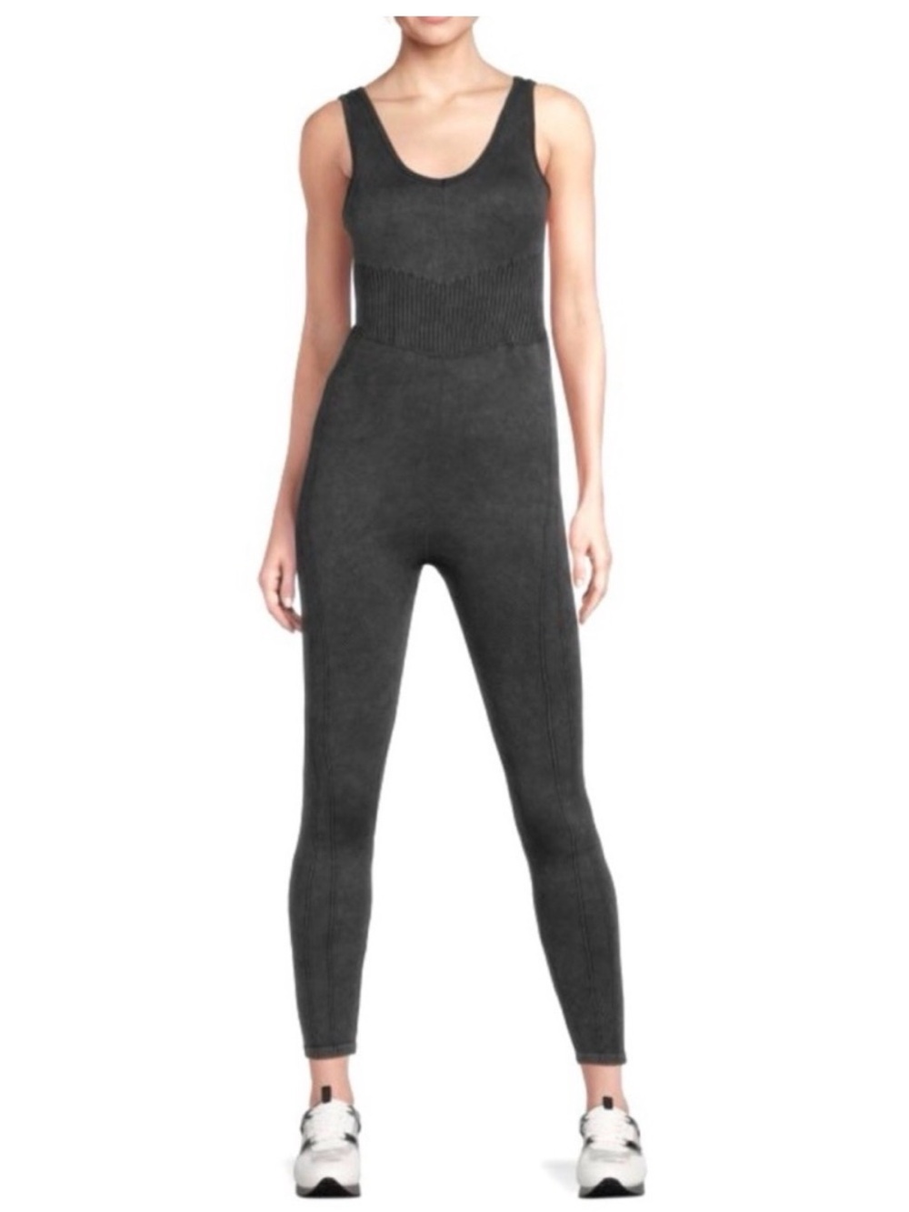 Harmony Balance Ribbed, Knit bodysuit size small jumpsuit black
